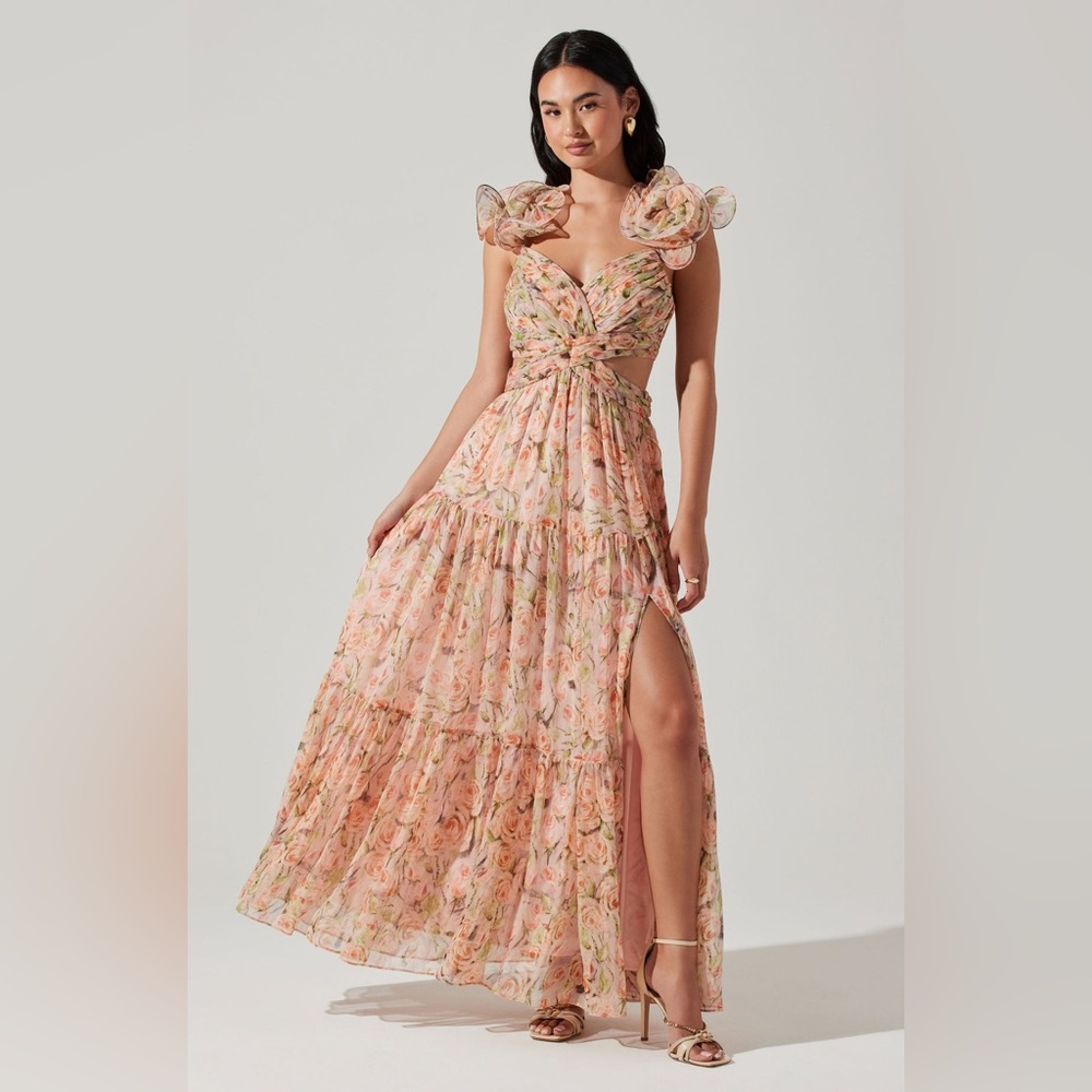 Fritillaria Floral Maxi Dress